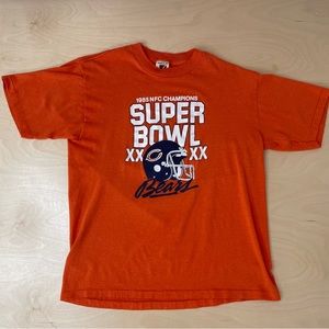 Vintage 1985 Chicago Bears NFC Champions Super Bowl XX T-shirt